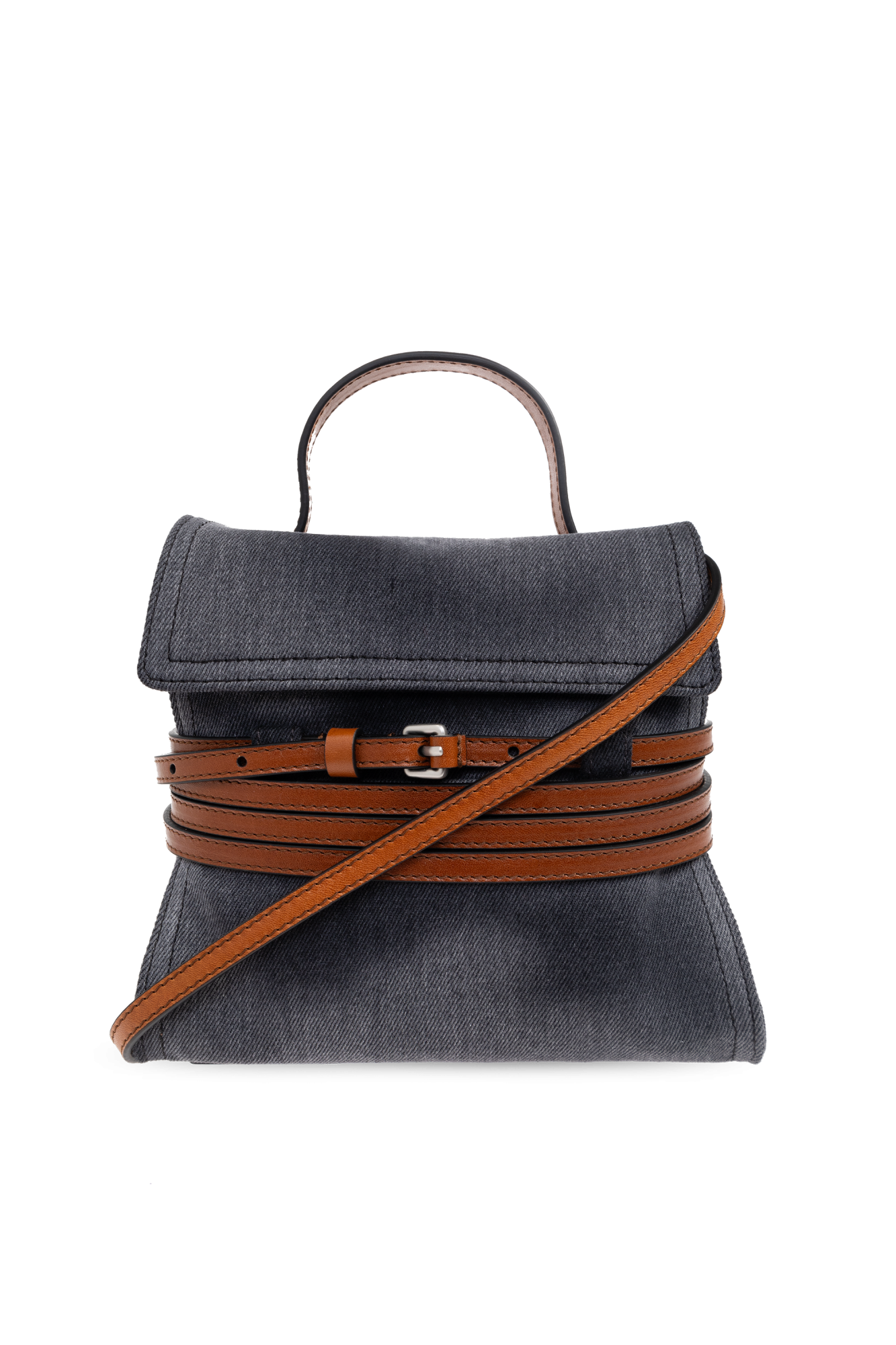 Navy blue Denim handbag Moschino - Vitkac Canada